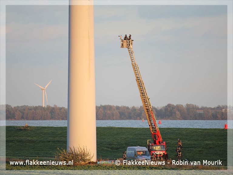 Slachtoffers bij brand in windturbine