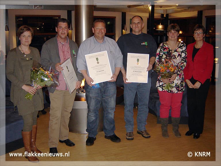 Uitreiking medailles en jaarteken vrijwilligers KNRM