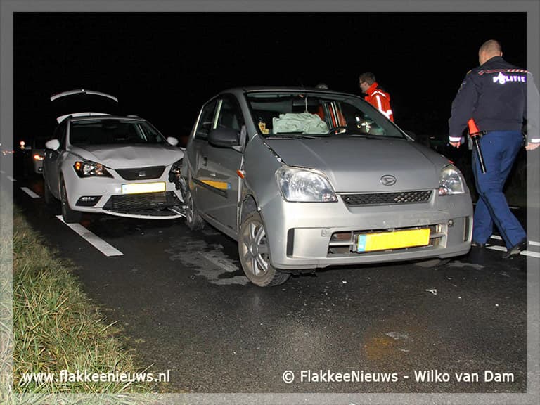Vier personenauto's betrokken bij ongeval