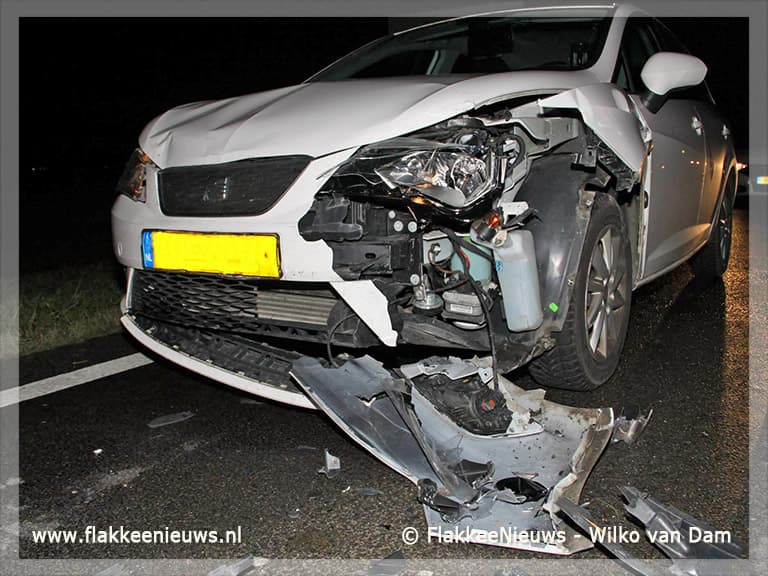 Vier personenauto's betrokken bij ongeval