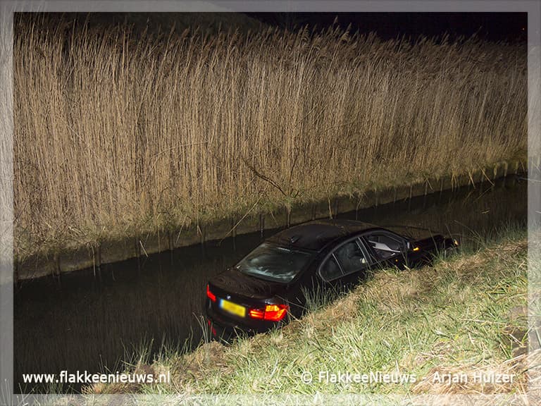 Door onwelwording in de sloot beland