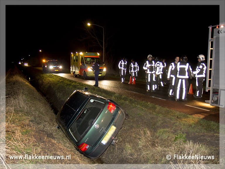 Wederom auto van de weg