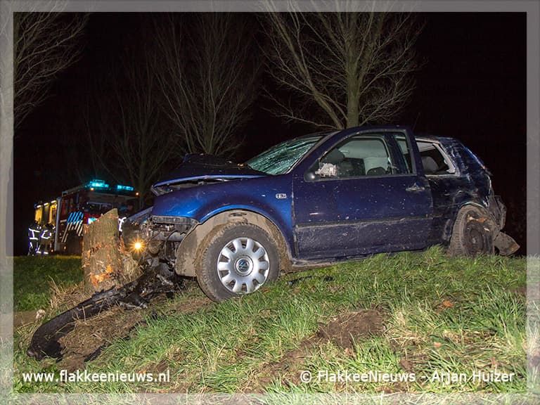 Eenzijdig ongeval bij Achthuizen