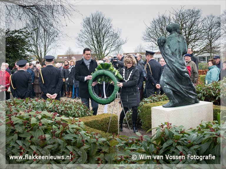Herdenking Watersnoodramp weer druk bezocht