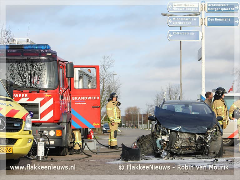 Ongeval op Stationsweg Oude-Tonge
