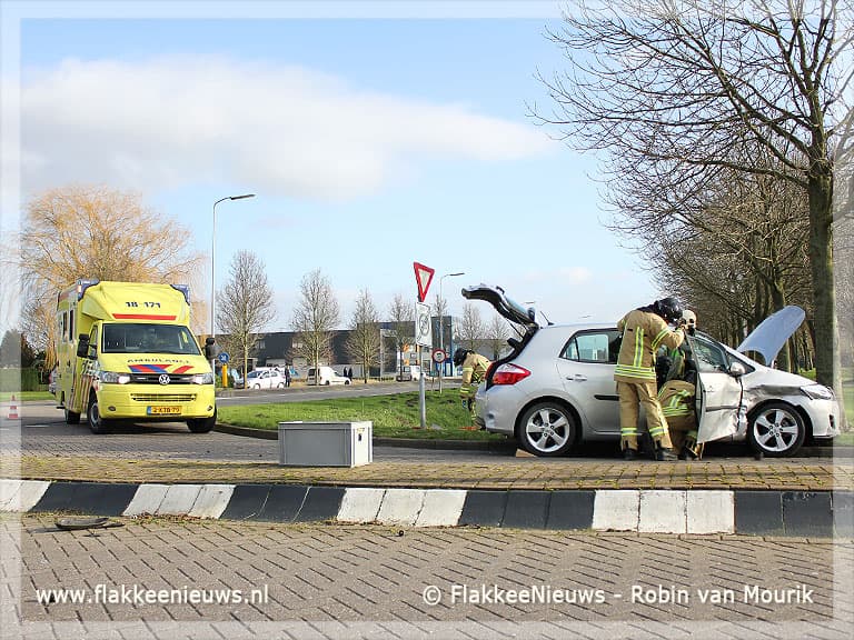 Ongeval op Stationsweg Oude-Tonge