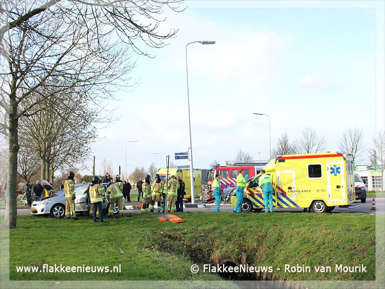 Ongeval op Stationsweg Oude-Tonge
