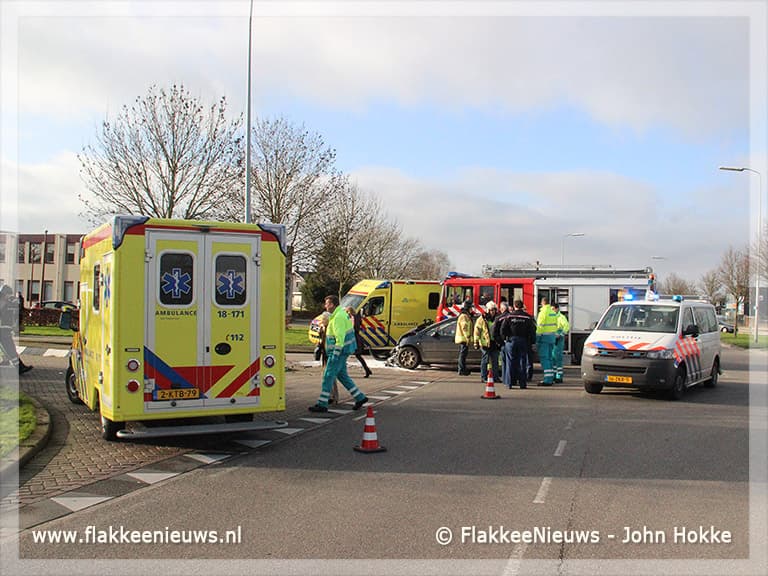 Ongeval op Stationsweg Oude-Tonge