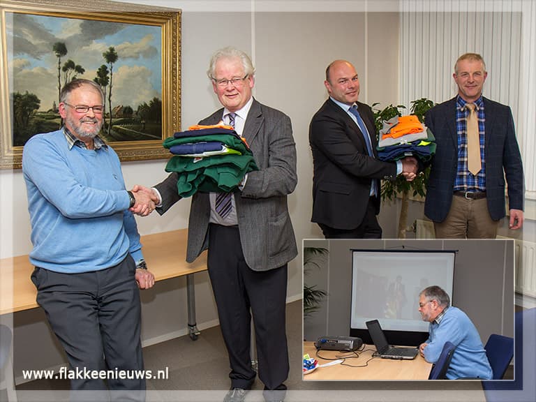 Oude bedrijfskleding gemeente naar Roemenië