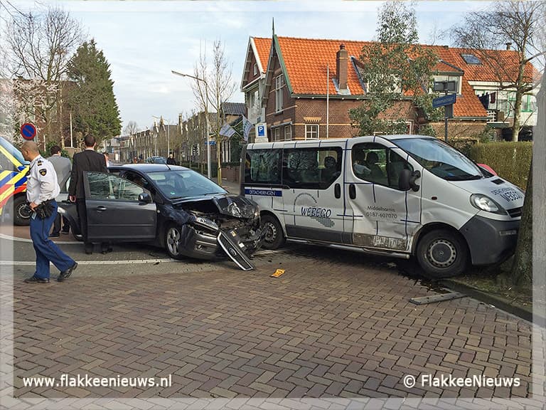 Gewonden bij ongeval centrum Middelharnis