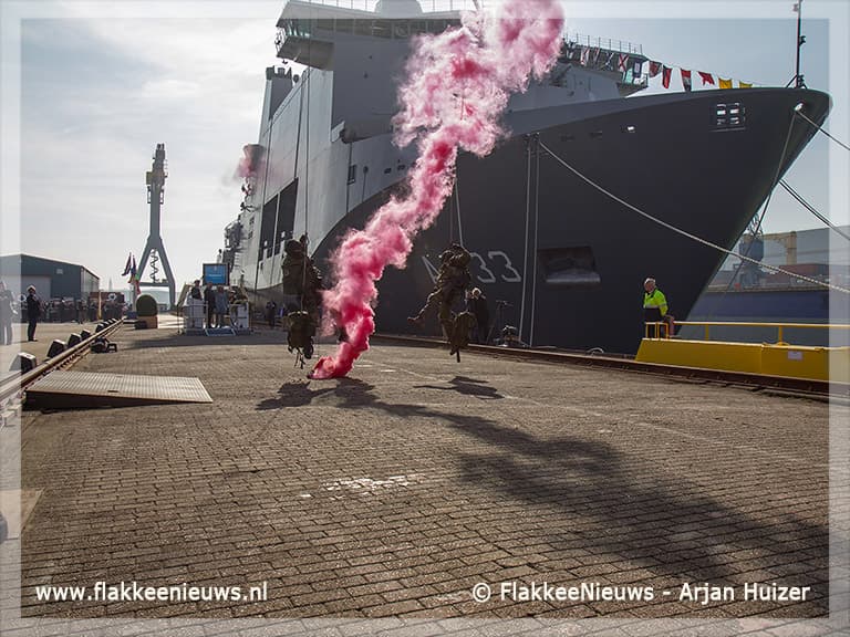 Karel Doorman gedoopt voor behouden vaart