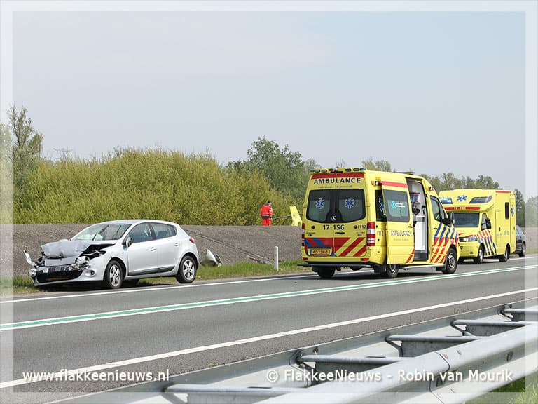 Kettingbotsing op de N59 Hellegatsplein