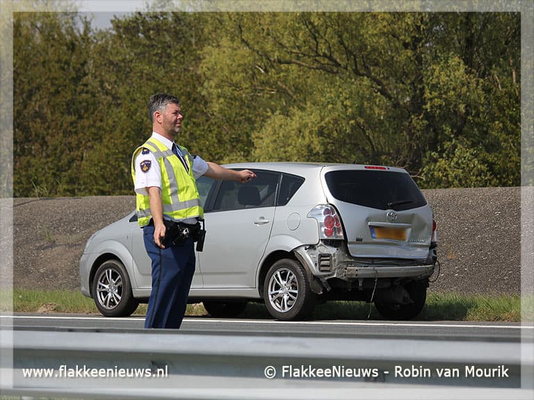 Kettingbotsing op de N59 Hellegatsplein