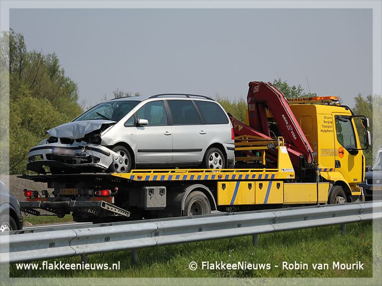 Kettingbotsing op de N59 Hellegatsplein