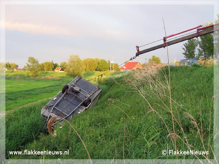 Caravan van de dijk bij Herkingen