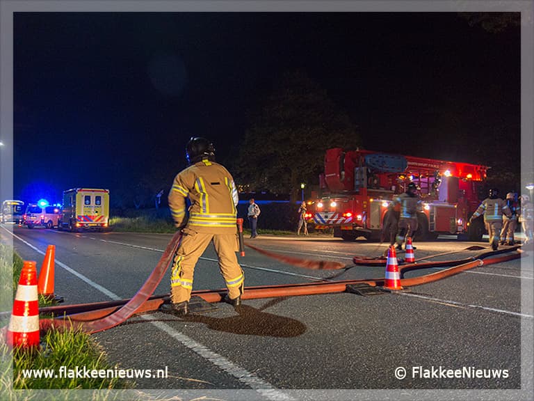Grote brand bij Koningspleisterplaats Goedereede