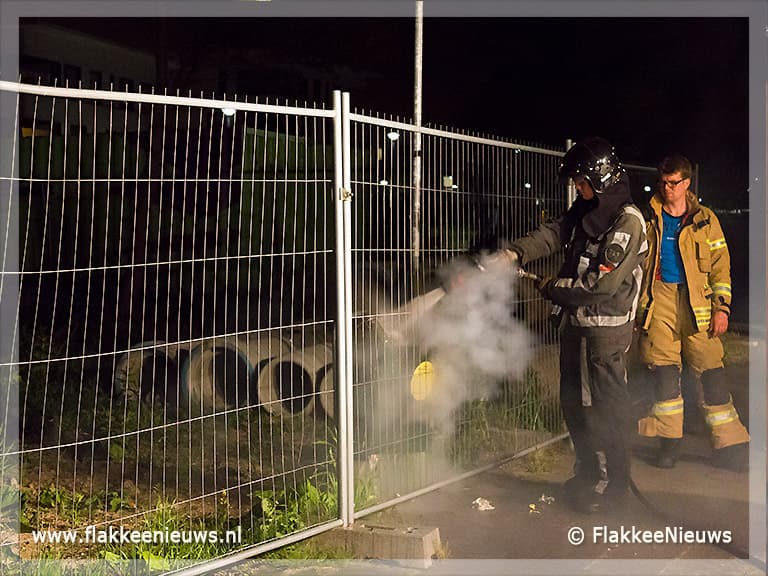 Zes brandstichtingen in een nacht