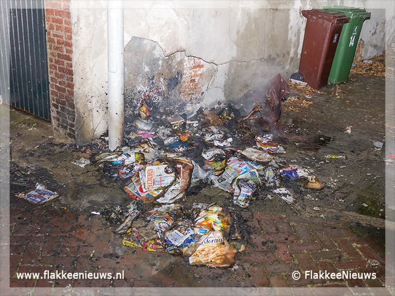 Zes brandstichtingen in een nacht