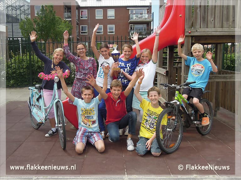Leerlingen winnen prijs bij verkeersexamen