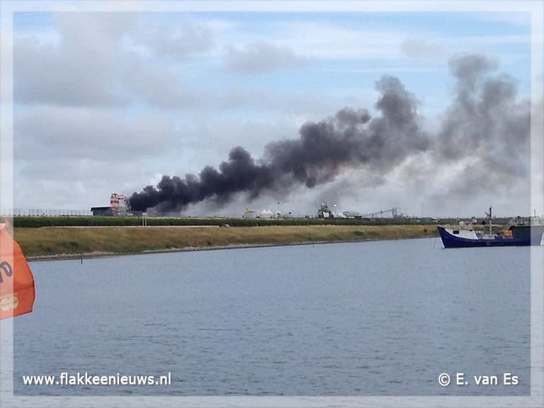 Brand bij Concert at Sea