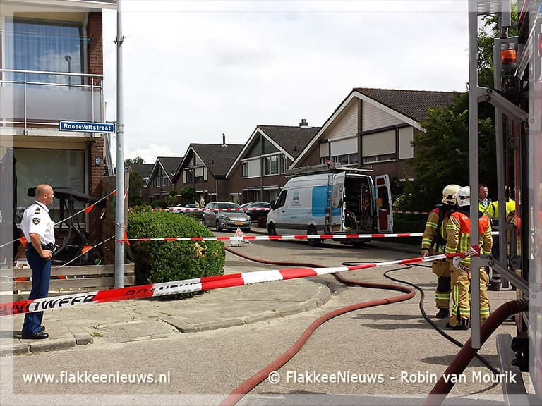Woningen in Oude-Tonge ontruimd