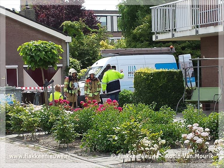 Woningen in Oude-Tonge ontruimd