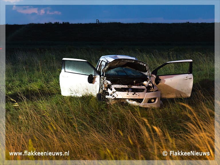 Ongeval op N57 bij Ouddorp
