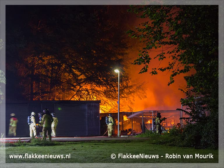 Grote brand bij Hernesseroord Middelharnis