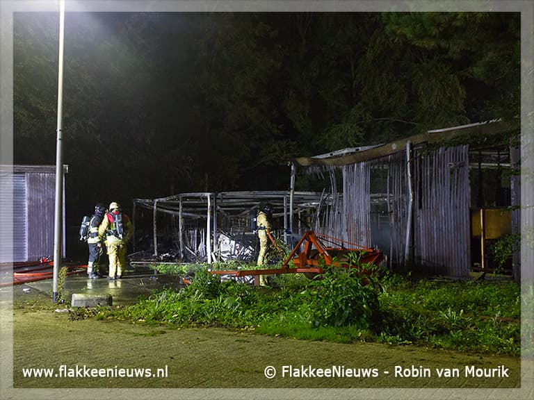 Grote brand bij Hernesseroord Middelharnis