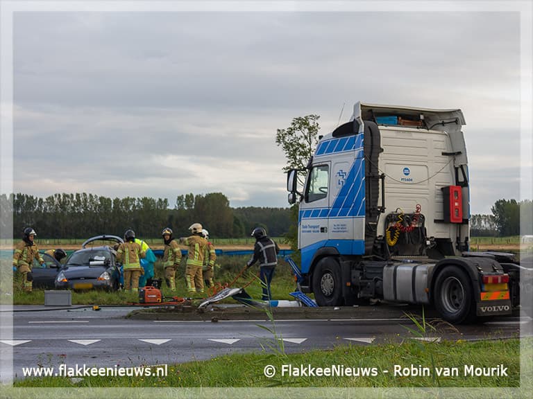Gewonde bij ongeval Zuidelijke Randweg Middelharnis