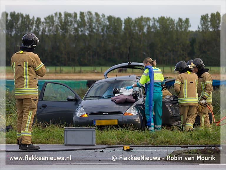 Gewonde bij ongeval Zuidelijke Randweg Middelharnis