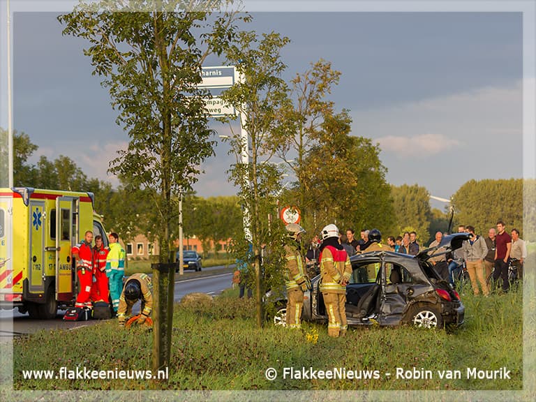 Gewonde bij ongeval Zuidelijke Randweg Middelharnis