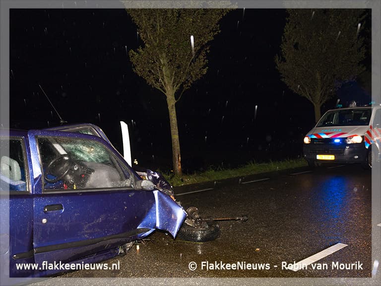 Eenzijdig ongeval bij Nieuwe-Tonge
