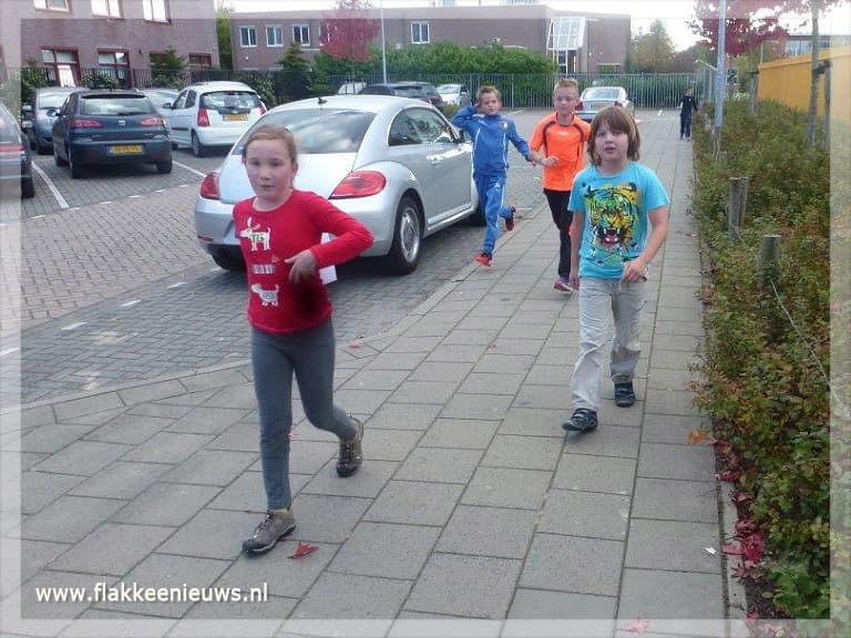 Ebola-Run op Bosseschool Middelharnis