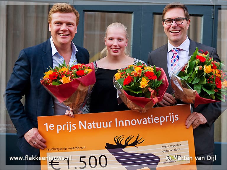Charlene Hersman (16) uit Dirksland wint Natuur Innovatieprijs