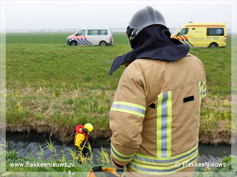 Twee gewonden door auto te water