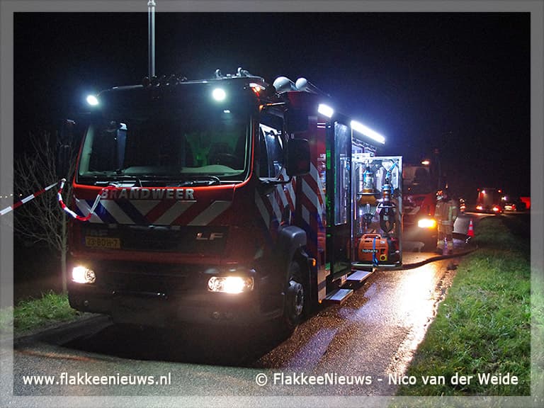Asbest vrijgekomen bij schuurbrand Goedereede