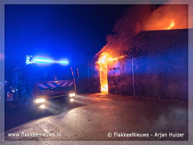 Rustige jaarwisseling eindigt in zeer grote brand