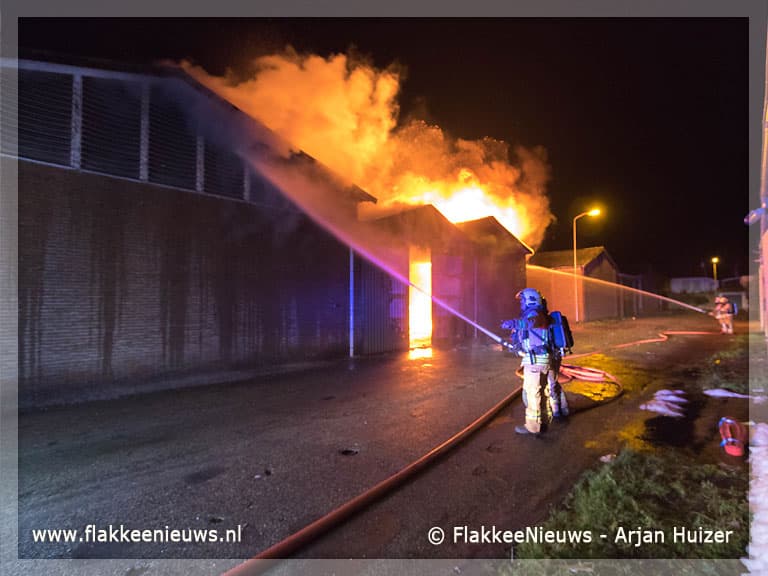 Rustige jaarwisseling eindigt in zeer grote brand