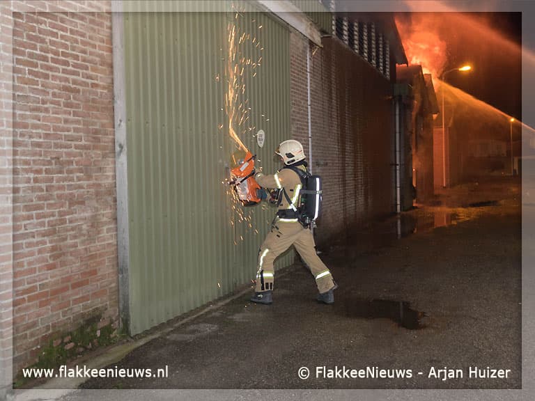 Rustige jaarwisseling eindigt in zeer grote brand