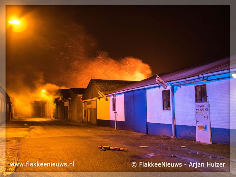 Rustige jaarwisseling eindigt in zeer grote brand