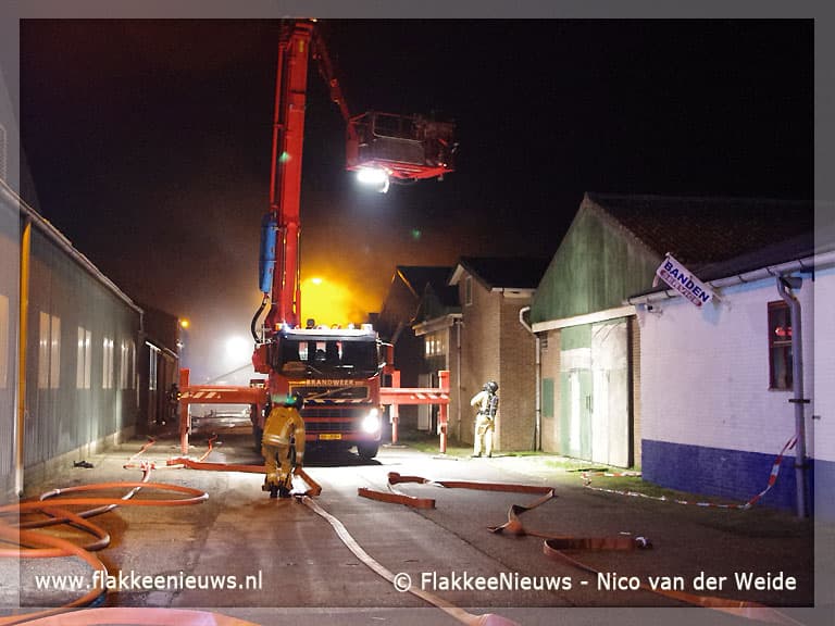 Rustige jaarwisseling eindigt in zeer grote brand