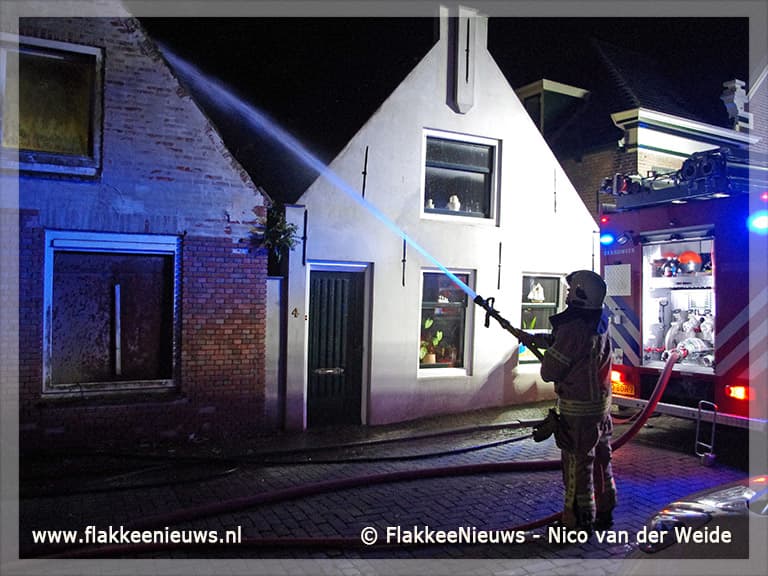Brand in renovatiewoning Dirksland