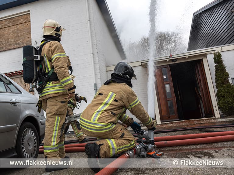 Brand bij Koningspleisterplaats Goedereede