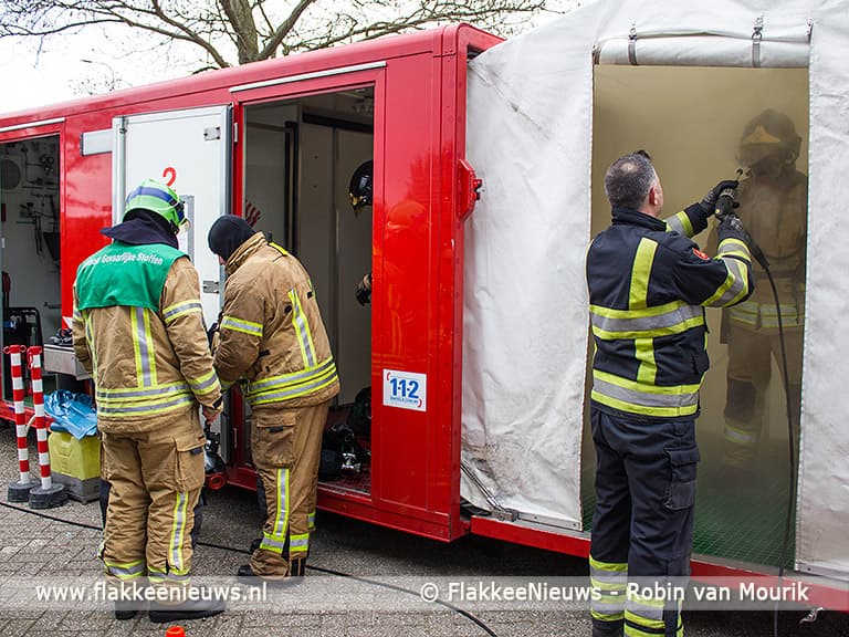 Brand bij Koningspleisterplaats Goedereede