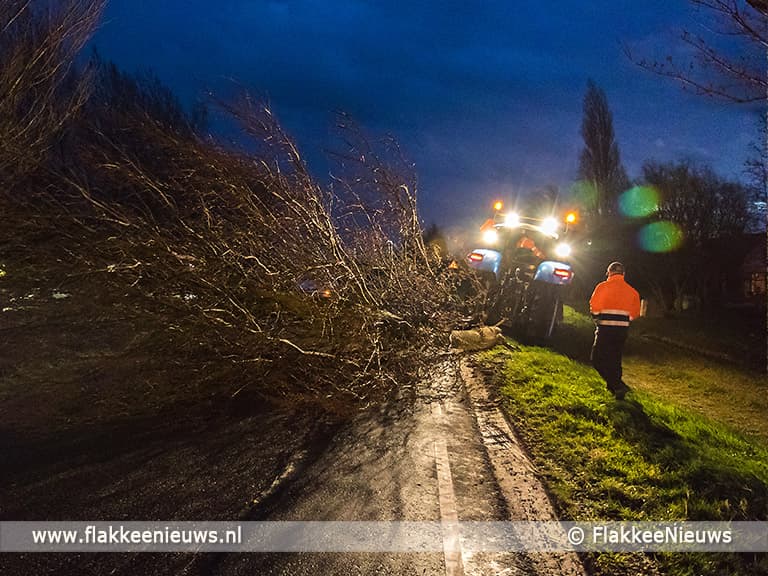 Ongemakken door lentestorm