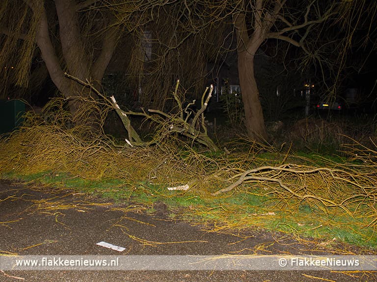 Ongemakken door lentestorm