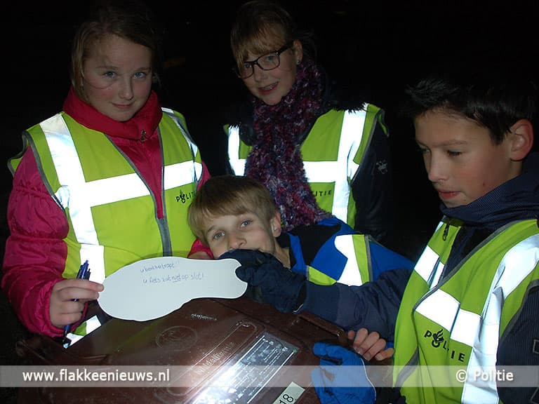 Politie leert kinderen kijken als een inbreker