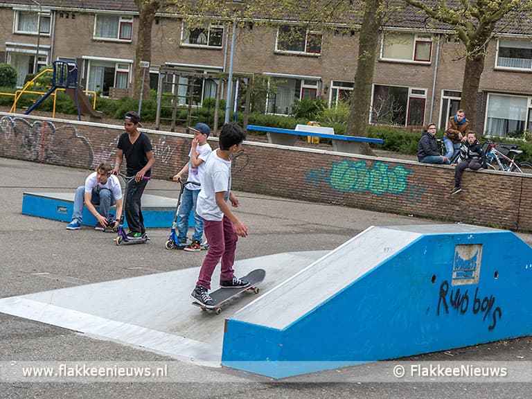 Skatevoorziening Rubensplein gaat naar het Vliedpark