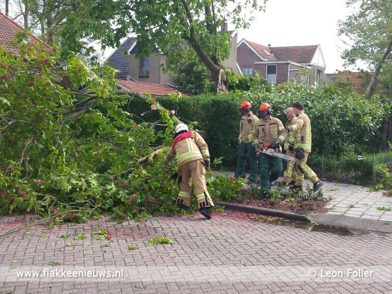 Stormschade op Bevrijdingsdag